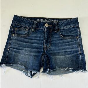 American Eagle Outfitters Women's Blue Denim Shorts